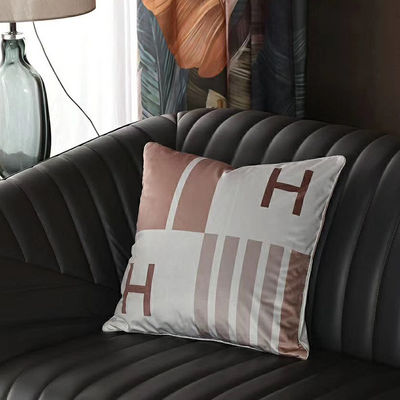 Крышка подушки постельных принадлежностей бархата сочетаний цветов 45*45cm крышки валика офиса комнаты золотая