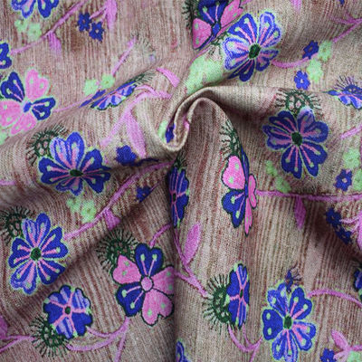 Рами цифров вискозы 45% 55% печатая хлопко-бумажную ткань платья