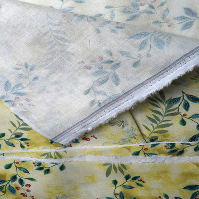 Полиэстер Shirting платья печатая одежду хлопка рами ткани вязать