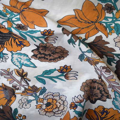 Покрашенная ткань Tencel хлопка морщинки Twill 100 устойчивая сплетенная