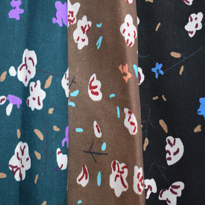 Покрашенная ткань Tencel хлопка морщинки Twill 100 устойчивая сплетенная