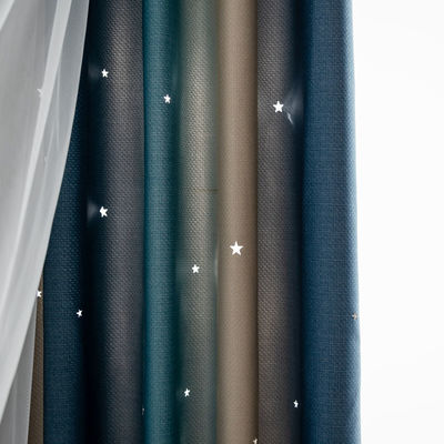 Мягкое пламя цвета градиента тканей занавеса полиэстера - retardant