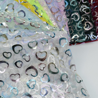 Птицы делают по образцу цветок шнуруют мягко Sequins ткани Тюль слипчивые